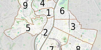 মানচিত্র Lyon এর আশেপাশে