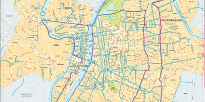 মানচিত্র লিয়ন সাইকেল